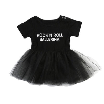 

Lovely Baby Girls Tulle Cotton Romper Dress Bodysuit Playsuit Outfit Clothes UK