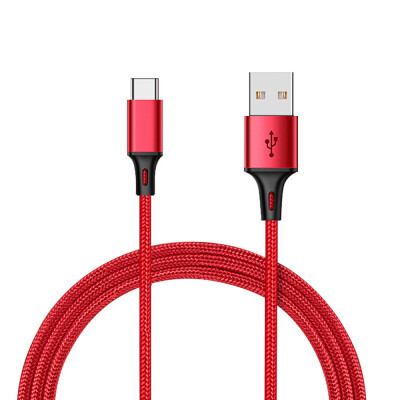 

High-quality Nylon Braided Type-C Data Cable Fast Charge Stable Data Transmission Charging Cable for Samsung Galaxy S9 S8 Note 8