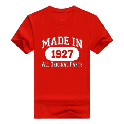 

90th Birthday Gifts Made 1927 All Original Parts T-Shirt