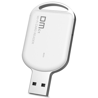 

DM WFD011 (C1) беспроводной Wi-Fi кард-ридер многофункциональный мини-расширение беспроводной Apple телефон TF карт памяти (белый)