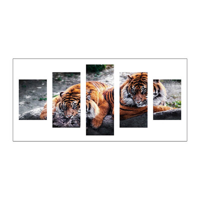 

UpperX Full Drill DIY 5D Diamond Painting Embroidery Cross Crafts Stitch Kit Home Decor tiger