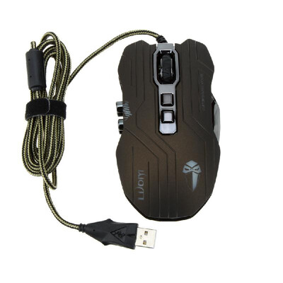 

New Fashion Computer Accessories 3200 DPI Optical 9D Buttons Vibration Wired Gaming Mouse Mice LED Programmable for Pro Gamer C198