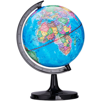 

Deli 3034 office teaching Ф25cm rotating world globe teaching research