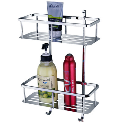 

Larsd stainless steel bathroom side mesh bastket storage rack EV1022H