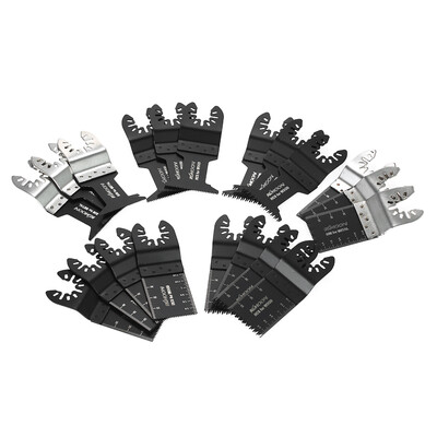 

KKmoon 20pcs Oscillating Multi Tool Saw Blade for Dremel Fein Multimaster Makita Bosch Rockwell Sonicrafter Worx Multitool Accesso