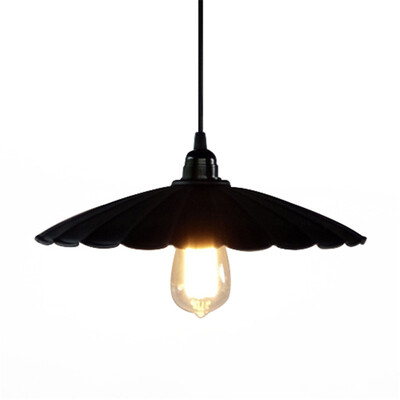 

Baycheer HL485938 1 Light 39CMWhite Finish Metal Shade Pendant Light