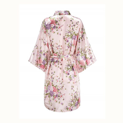

Eplaza womens floral satin robes Bridal dressing gown bridesmaid kimono pajamas