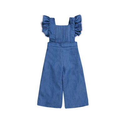 

Newborn Infant Baby Girl Denim Romper Bodysuit Jumpsuit Outfits Sunsuit Clothes