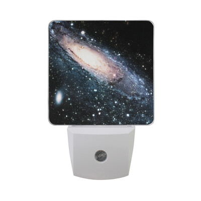 

ALAZA LED Night Light With Smart Dusk To Dawn SensorUniverse Galaxy Space Plug In Night Light