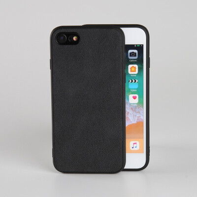 

Phone Cases For iPhone X Xs Max Cover PU Leather Frabic Texture TPU Silicone Case For iPhone 6 6S 7 8 Plus Shell