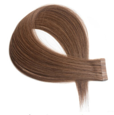 

Amazing Star Brazilian Virgin Hair Straight Human Hair Extensions Tape In Hair Color 1 1B 2 4 6 27 99J PU Hair 18 inch