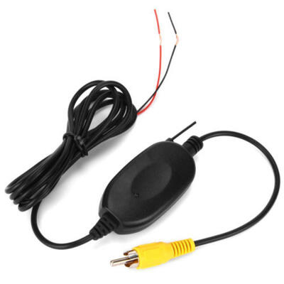 

24G Wireless RCA Video Transmitter Receiver Kit For Car Monitor Camera 9-14V UK