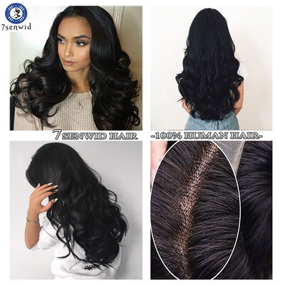 

Long Loose Curly Wave Human Hair WigsBrazilian Virgin Hair for Black Women Lace Front Wig glueless Full Lace Wigs Natural7senwid