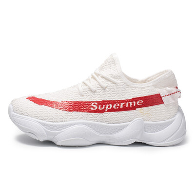 

TANGDE ALTHELETIC MENS ULTRA-LIGHT FLY KNITTED LACE UP YEEZY CLASSIC SPORTS SNEAKERS