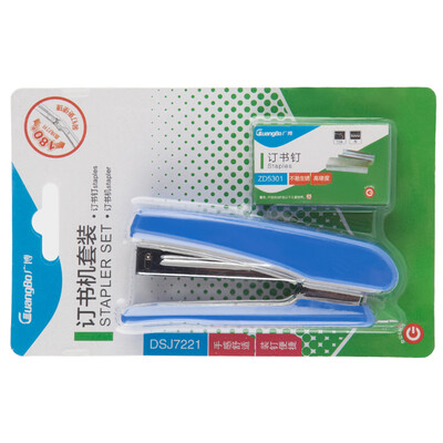 

GuangBo 10 Stapler Stationery Set Stapler with Stapler Staples Color Random DSJ7221