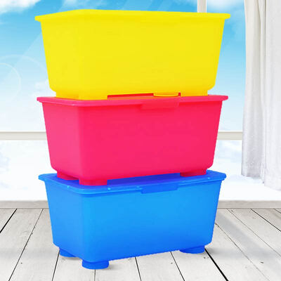 

Jingdong supermarket A mini-table storage box 27523 3-color 3-pack