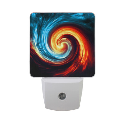 

ALAZA LED Night Light With Smart Dusk To Dawn SensorBeautiful Fireworks Plug In Night Light