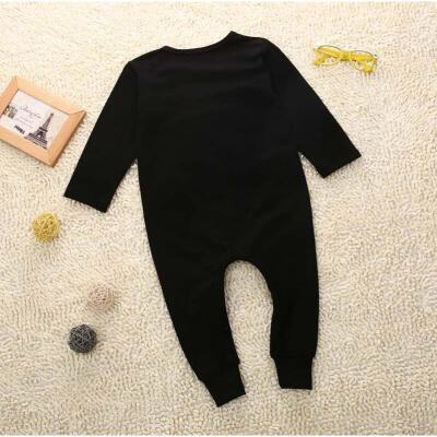 

Cotton Newborn Infant Baby Boy Long Bodysuit Romper Jumpsuit Clothes Outfits