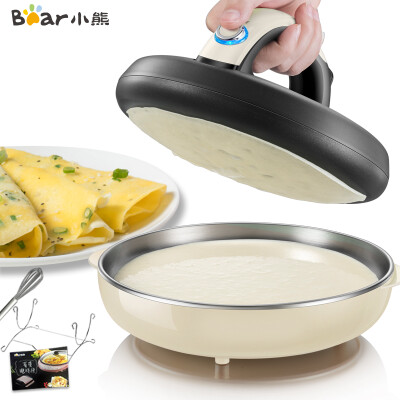 

Bear Bear Pizza machine mini electric cake cake machine home Bo cake spring roll machine pancake pot artifact egg roll machine pancake roll machine non-stick electric cake file DBC-A06J5