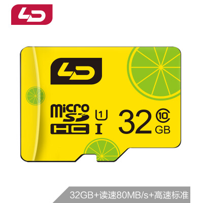 

Connaught LD 32GB TF micro-SD memory card U1C10 youth version read 80MB  flat speaker point reading machine driving recorder monitoring camera phone memory card