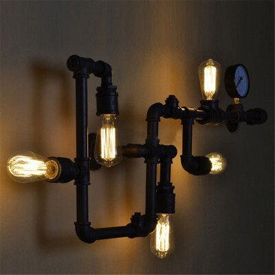 

Baycheer HL371017 Farmhouse Industry Steam Punk LED Wall Light with 5 Lights