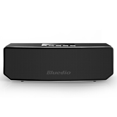 

Blue String CS-4 Беспроводной портативный Bluetooth-динамик Сабвуфер Double Horn Metal Body HIFI Speaker Black