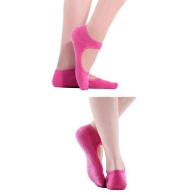 

Fashion Women Yoga Barre Socks Cotton Socks Non Slip Skid Barre Pilates Ballet