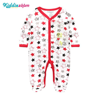 

Kiddiezoom Jumpsuit Long Sleeve Spring Autumn Baby Rompers Cotton Newborn 0-12Months Baby Clothes Stars Stripes Baby Supplies