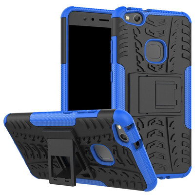 

Fivice Huawei Nova 3i Case TPU anti-fall tire pattern back clip bracket phone case