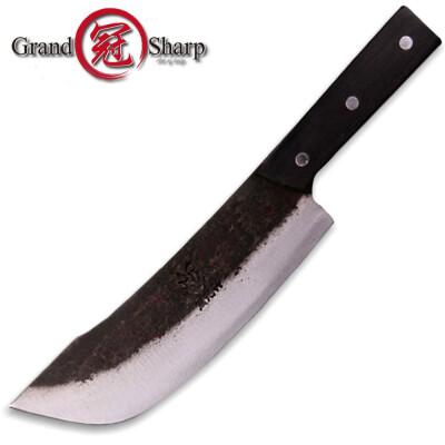 

8 Inch Chef Cleaver Knife Chopper Slicing Cooking Tools Handmade Kitchen Chef Knives Traditional Chinese Style Pro Slaughter Knife