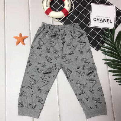 

US STOCK Newborn Baby Boy Dinosaur Tops T-shirt Harem Pants 2Pcs Outfits Clothes