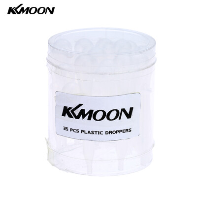 

KKmoon 25PCS100PCS Airbrush Disposable Eyedroppers Plastic Pipette Eye Droppers for Liquid Transfer&Airbrush Paint