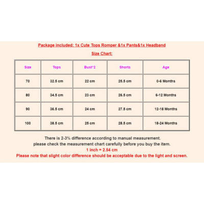

Newborn Baby Girl Cotton Top Romper Shorts Pants Outfits Headband Clothes Summer