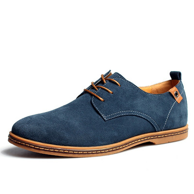 

JUQI Business Men Oxford Genuine Leather Shoes