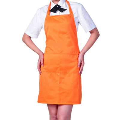 

MyMei M Plain Apron with Front Pocket for Chefs Butchers Kitchen Cooking Craft Baking