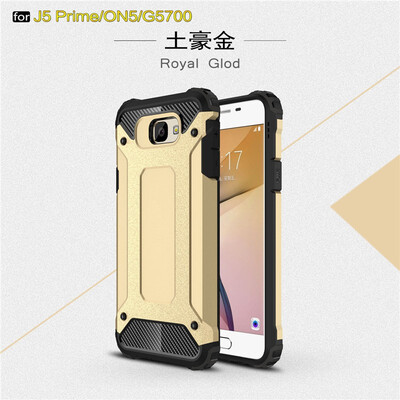 

Fivice Samsung Galaxy J5 Prime case Luxury Silicone Diamond Armor PC Hard Shell Phone Case