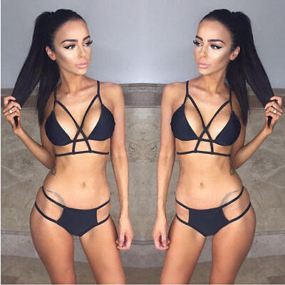 

2018 Fashion Sexy Women Bikini Push-up Padded Bra Swimsuit Swimwear Bathing Suit