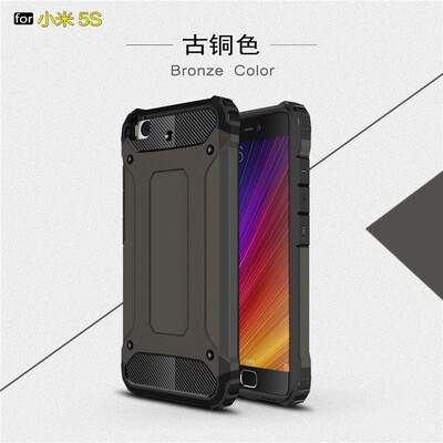 

Fivice Xiaomi MI 5S plus case Luxury Silicone Diamond Armor PC Hard Shell Phone Case
