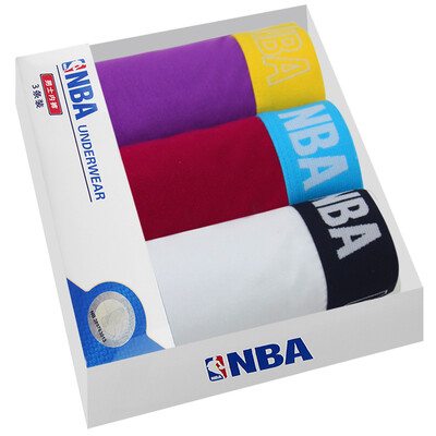 

[Супермаркет] Jingdong NBA Синьцзян длинноволокнистого хлопка сплошной цвет нижнего белья мужчины боксер белье талии боксёры три коробки Хетер Грей / Тибетский синий / синий сапфир XL