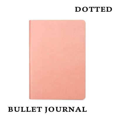 

A5 Dot Grid Hard Cover PU Diary Notebook Creative Dotted Bullet Journal Bujo