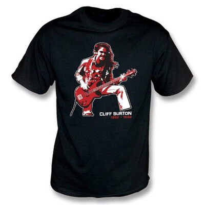 

Cliff Burton Metallica Tribute T-shirt Color Black