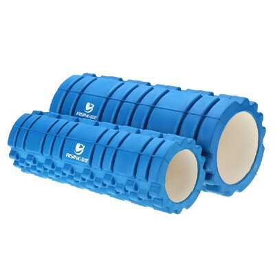 

2Pcs EVA Yoga Gym Pilates Fitness Exercise Foam Rollers Set