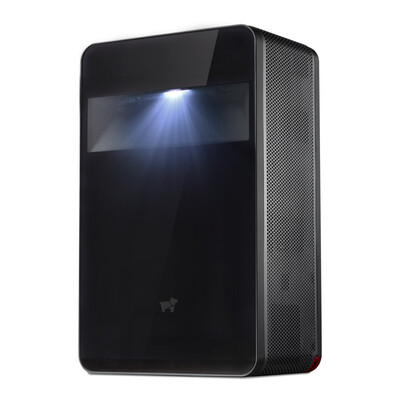 

Puppy cube touch projection interactive projector home projector light shadow magic screen auto focus trapezoidal correction built-in battery signal fly voice