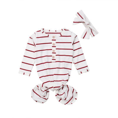 

Infant Newborn Baby Stripe Crib Sleeping Bag Sleepsack Wrap Swaddle Bathrobe