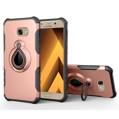 

Fivice Samsung Galaxy A5 2017 Case TPU Water Drop Ring Stand Car Power Magnetic Drop-proof Phone Case
