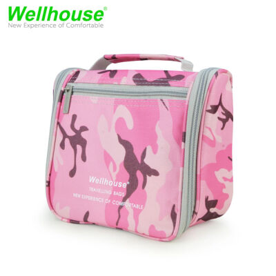 

Wellhouse 1pc Toiletry Bag Makeup Organizer Cosmetic Bag Portable Travel Kit Waterproof Organizer Storage Pack Case