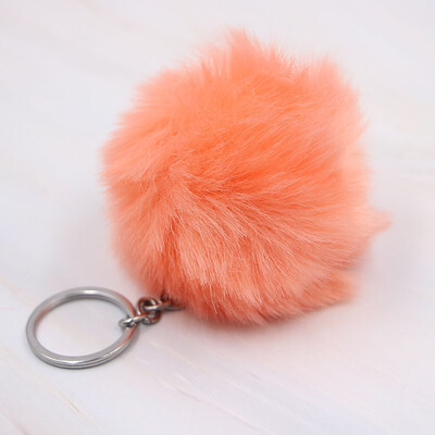 

Cute Fur Ball Keychain for Bags Pom Pom Keychain Fashion Jewelry