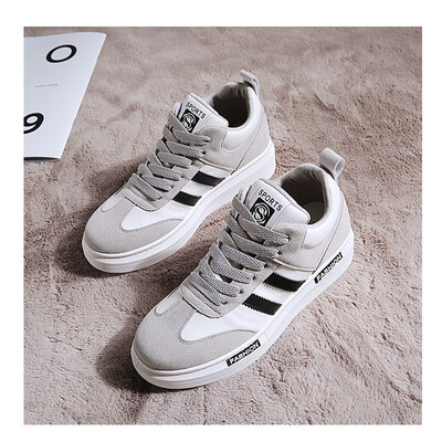 

2018 autumn high shoes female Korean version of the wild student casual shoes sports shoes Gaobang shoes shoes winter
