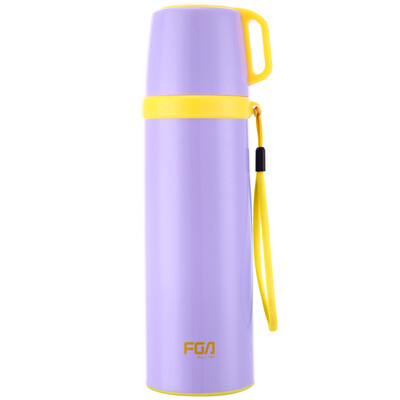 

Jingdong supermarket] Fuguang Star series male ladies vacuum stainless steel insulation Cup 500ml green (WFZ6016-500