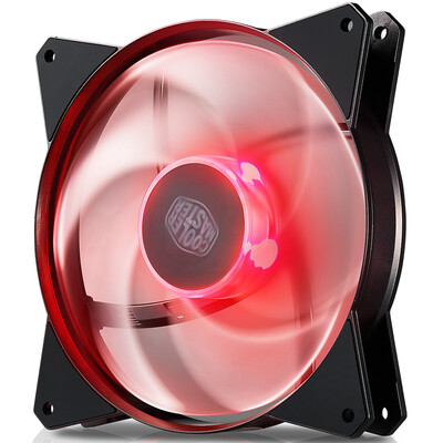 

Cooler (Cooler Master) FP140 LED вентилятор (вентилятор 140мм / чайник 5 шкафа контроллера освещения с регулировкой / эффект скорости и дыхание света) Красный